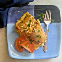 Plate of lasagna rollups