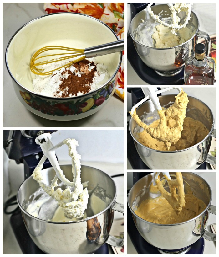 making pumpkin dip recipe with cream cheese