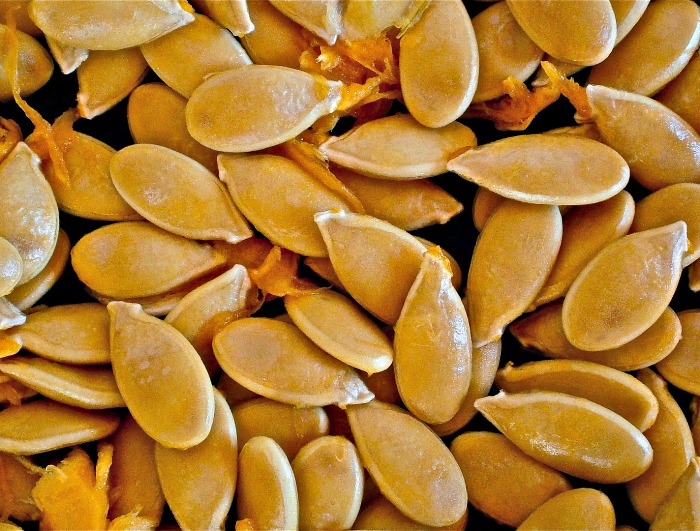 Cleaned pumpkin seeds