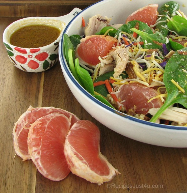 Citrus Salad with Chicken and Walnuts