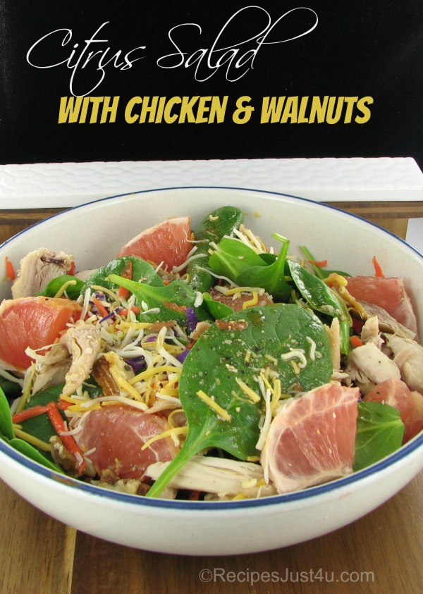 Citrus Salad with Chicken and Walnuts