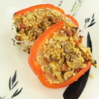 Pizza stuffed peppers