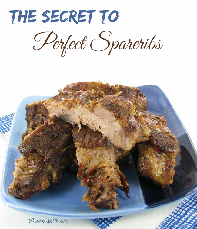 The Secret to Perfect spareribs every time!