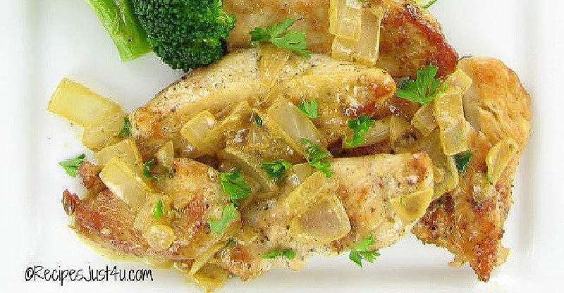 Cilantro lime chicken on a white plate.