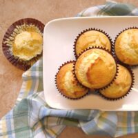 buttermilk corn bread muffin