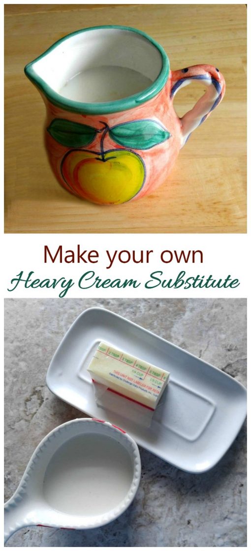 Heavy Cream Substitute is Easy to Make with Two Ingredients