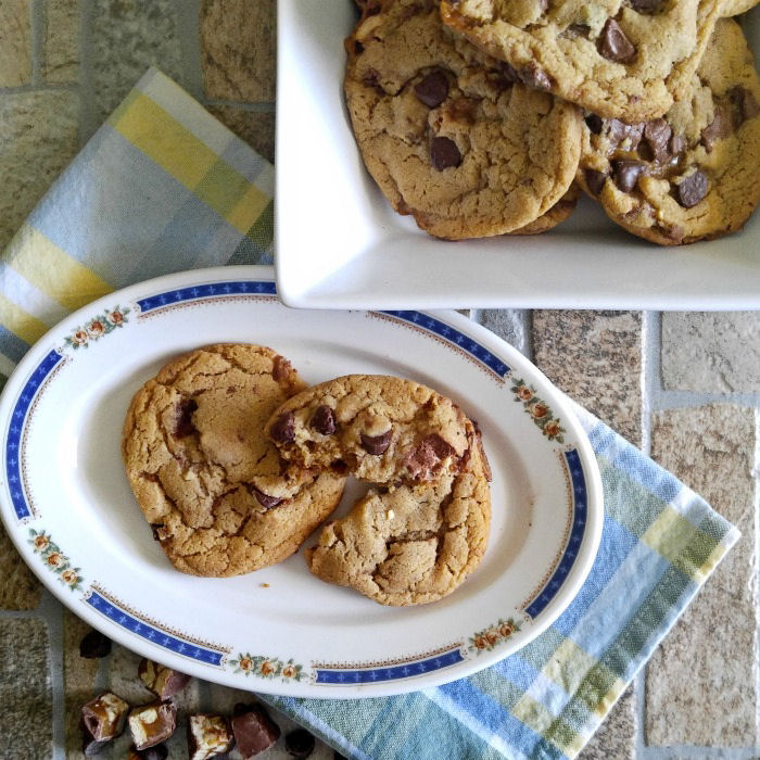 Snickers peanut butter cookies