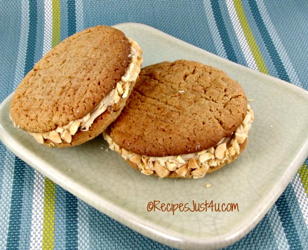 Summer desserts ideas: Jumbo peanut butter sandwich cookies