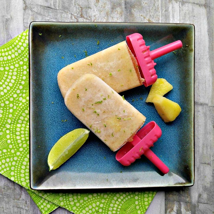 Pina Colada pops are a great frozen sweet treat
