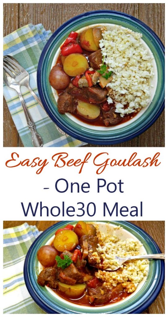 Easy Beef Goulash One Pot Whole30 Beef Stew