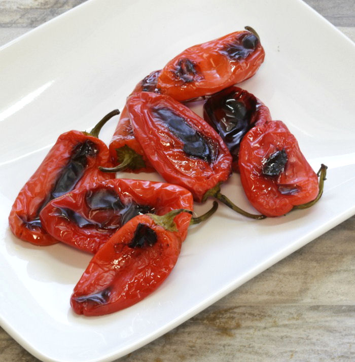 Recipe for roasted red peppers