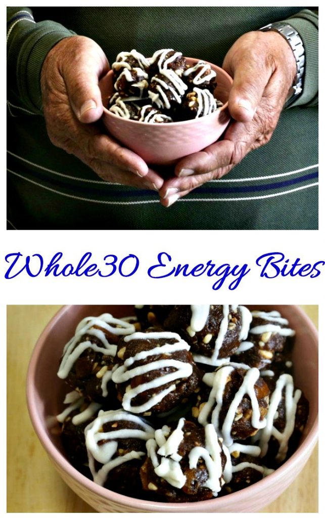 Almond Butter Balls No Bake Paleo Bites with Whole30 Adjustments