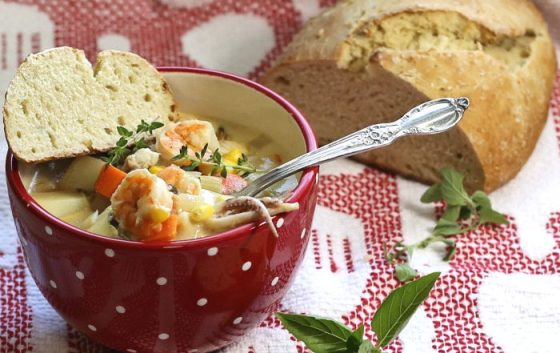 Light Fish Chowder Light Seafood Chowder - Slimmed Down New England Seafood Stew