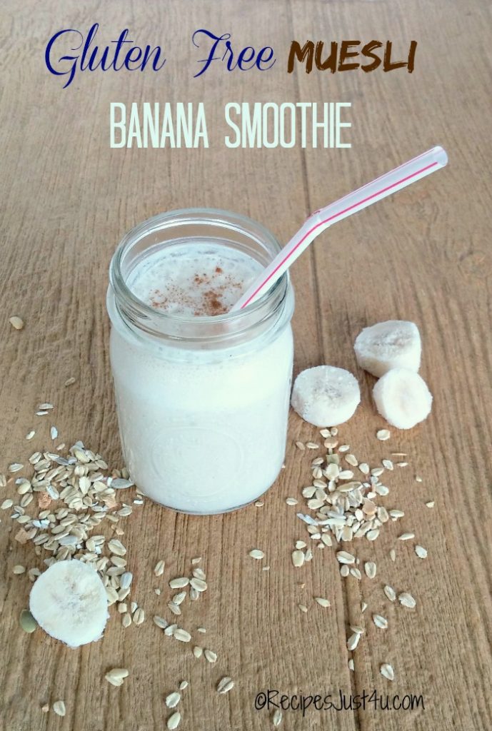 Gluten Free Muesli Banana Smoothie