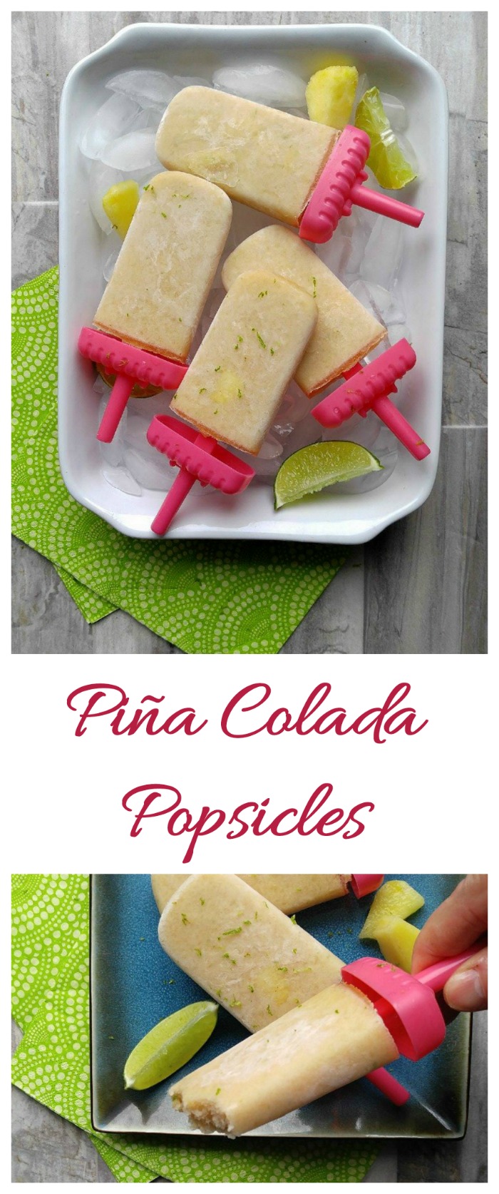 Pina Colada Popsicles
