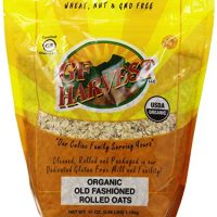GF Harvest Gluten Free Certified Organic Rolled Oats, Non GMO, 41oz Bag