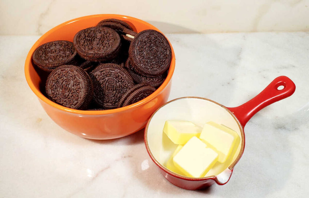 Oreo Shell Oreo Cookie Crust Recipe - Easy Chocolate Crust for Cheesecake