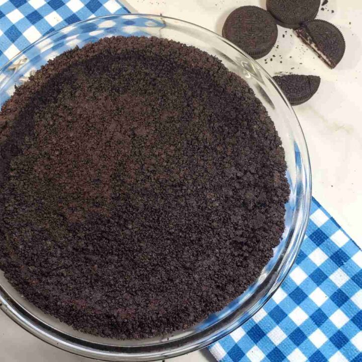 Oreo Cheesecake Base - How to Make an Easy Oreo Cookie Pie Crust