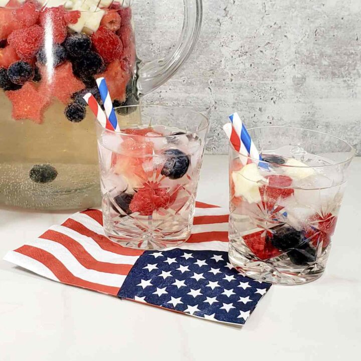 White Wine Spritzer Recipe for the 4th of July or Memorial Day