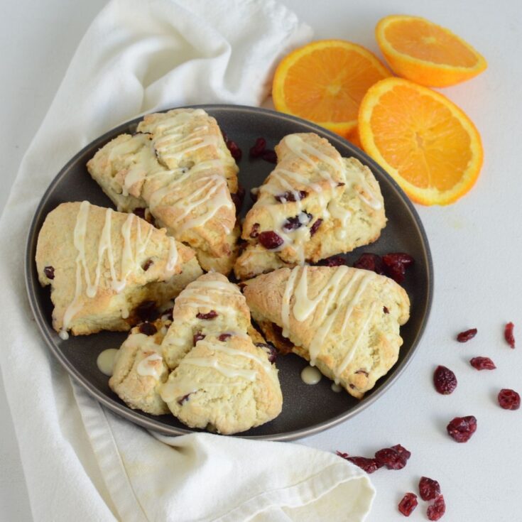 Image for Cranberry Orange Scones Starbucks Copycat Recipe