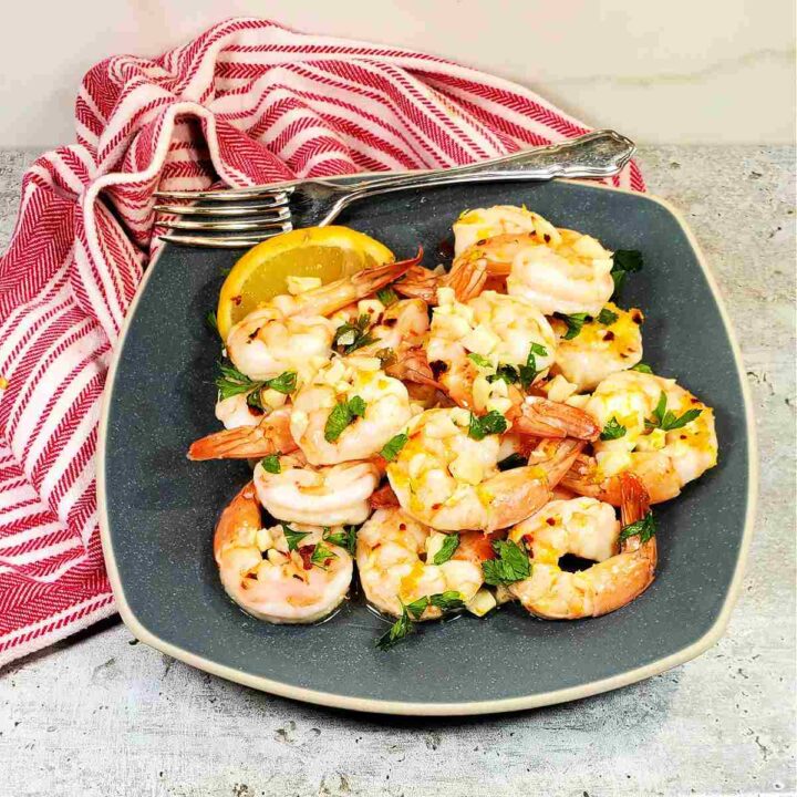 Lemon Garlic Shrimp Recipe - Easy Oven Baked Shrimp