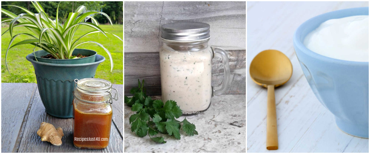 Healthy sauce recipes and subsitutes.