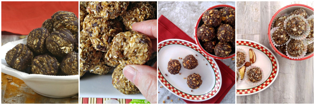 Pictures of more energy bites recipes.
