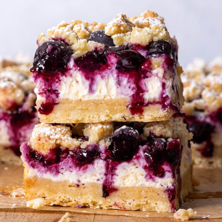 Image for Gluten Free Blueberry Cheesecake Bars